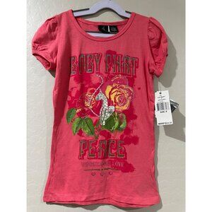 Baby Phat Kimora Lee Simmons Girls Short Sleeve Tee size S NWT